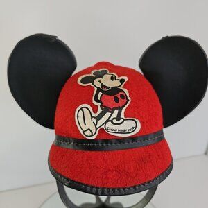 Vtg Mickey Mouse Ears Hat Walt Disney Souvenir USA Very Old Read